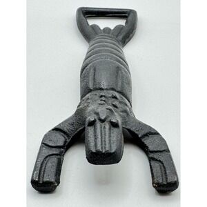 Cast Iron Lobster Bottle Opener Nautical Coastal Bar Tool Rustic Decor